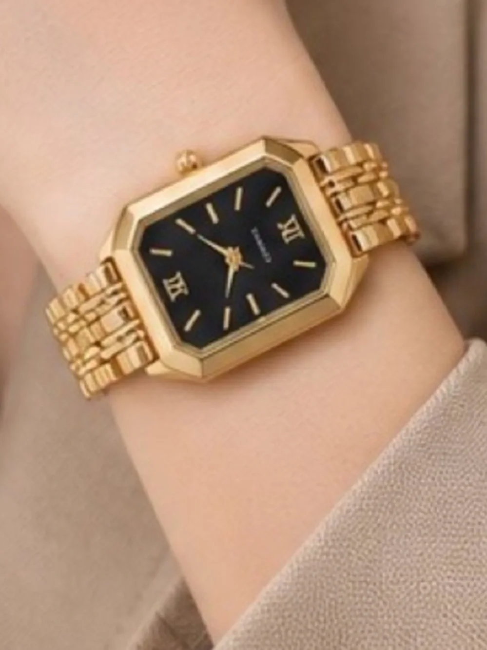 Anthropologie polished gold
